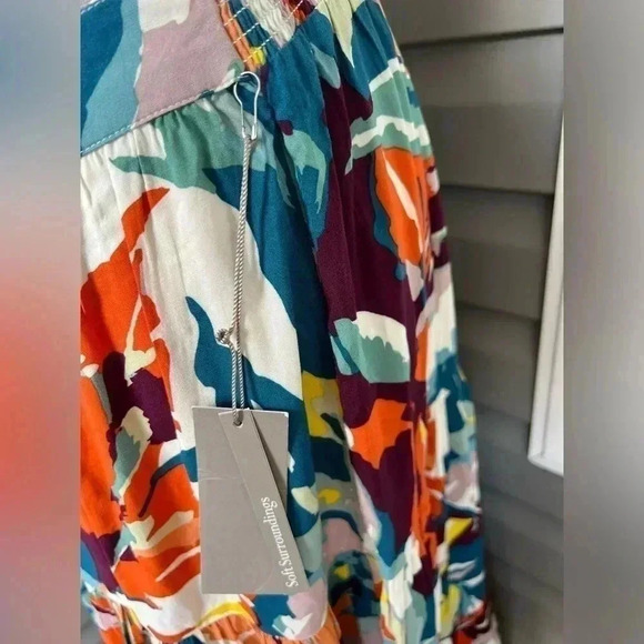 Soft Surroundings Kara Floral Maxi Skirt Sz S - Picture 5 of 10